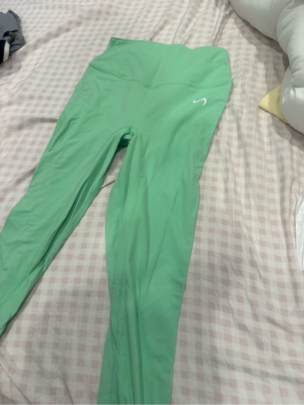 Mint Green High-Waist Leggings